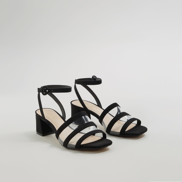 🚫SOLD🚫 Mango Breathable PVC Clear Panel Sandals Size 8.5 - Picture 5 of 8